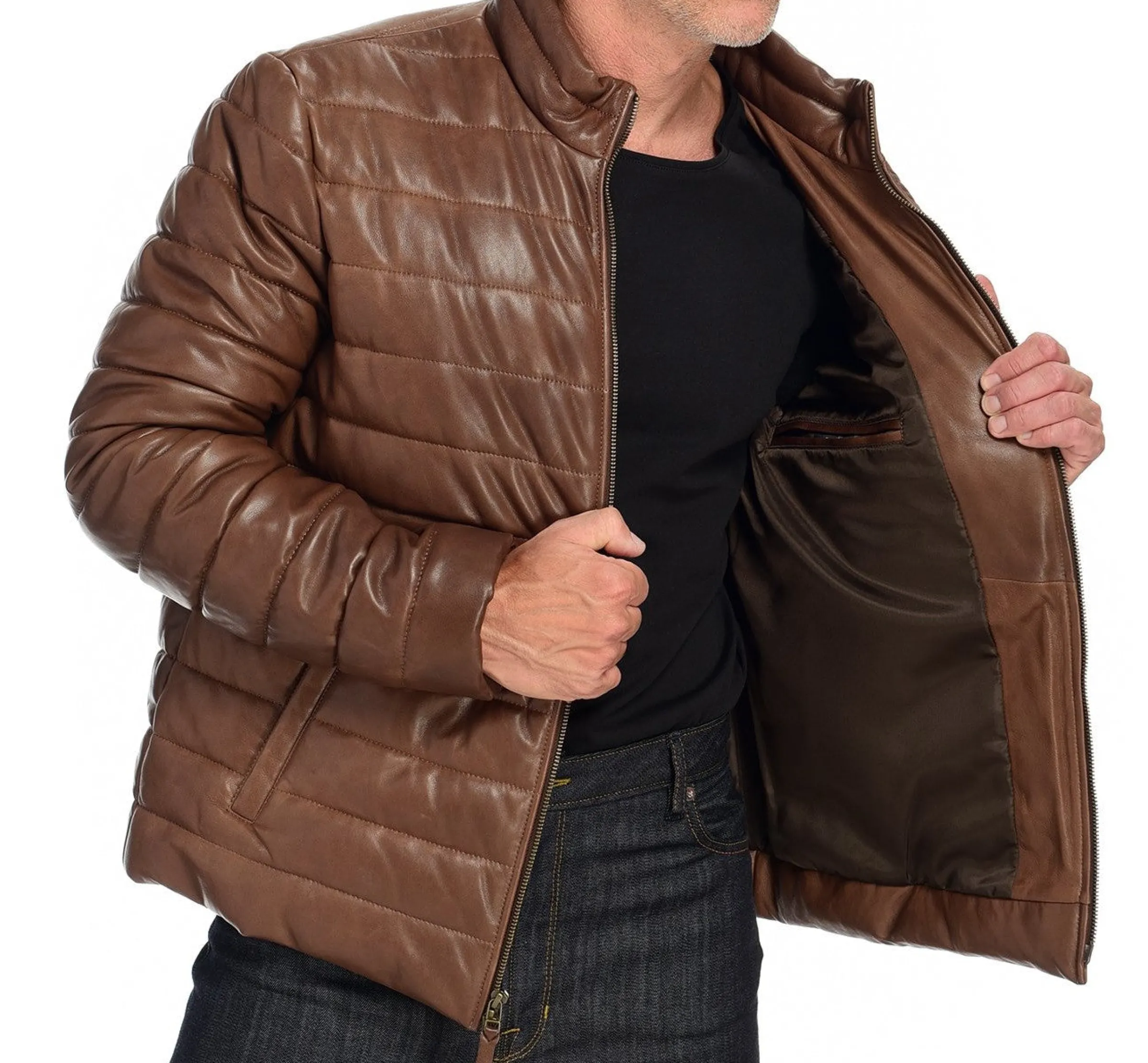 J. W. Hulme Co Lambskin Puffer Jacket>Men Outerwear