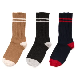 J. W. Hulme Co American Trench Cashmere Double Stripe Socks><noscript><img width=