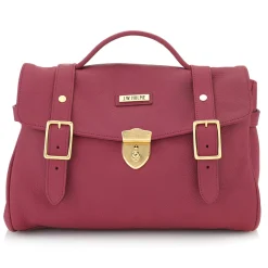 J. W. Hulme Co Blair Lock Satchel Pebble Leather> Satchels