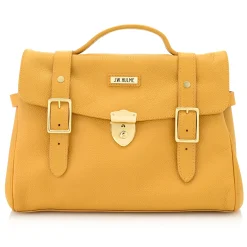 J. W. Hulme Co Blair Lock Satchel Pebble Leather> Satchels