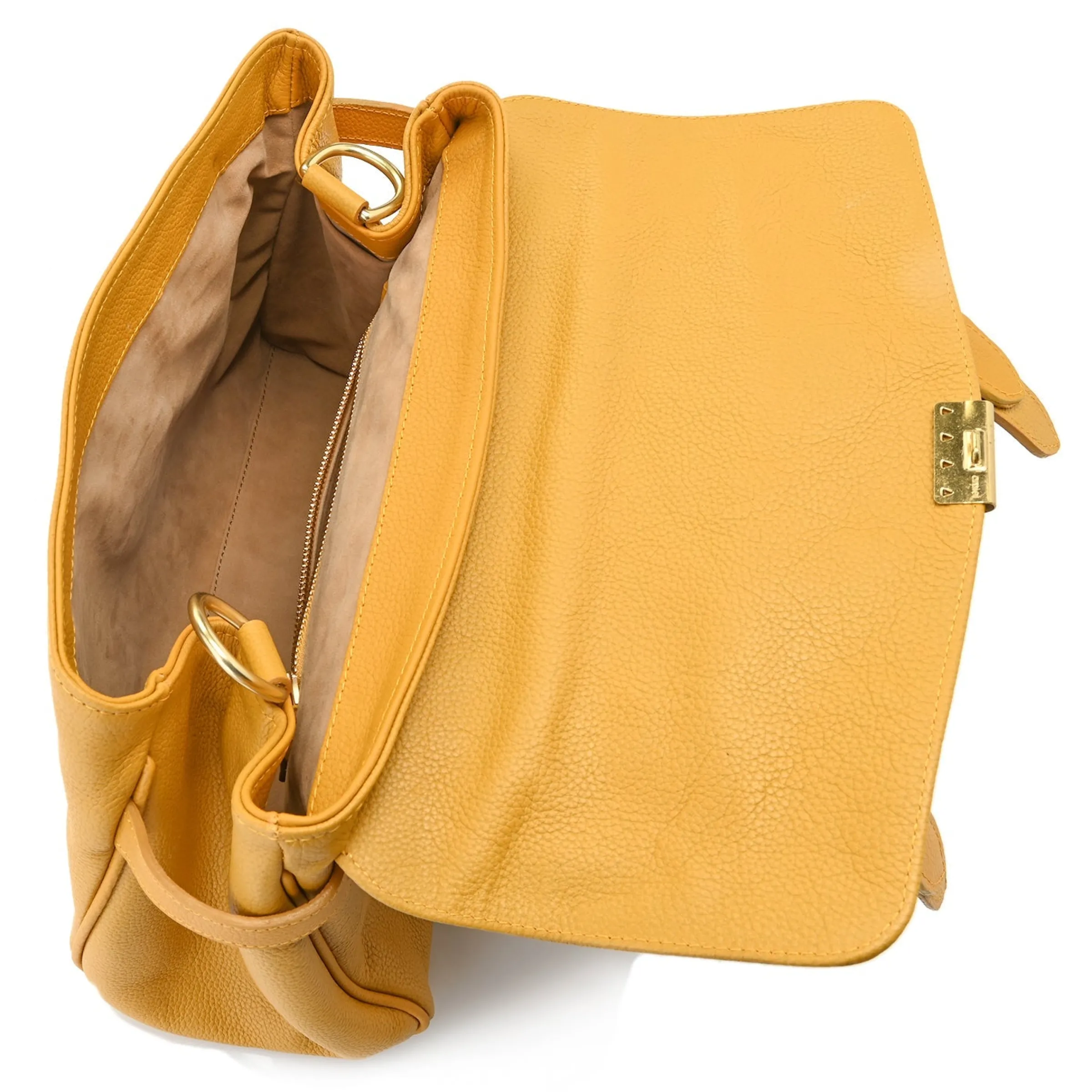 J. W. Hulme Co Blair Lock Satchel Pebble Leather> Satchels