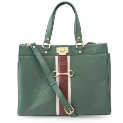 J. W. Hulme Co Celia Leather Tote W/Shoulder Strap><noscript><img width=