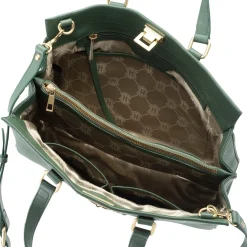 J. W. Hulme Co Celia Leather Tote W/Shoulder Strap><noscript><img width=