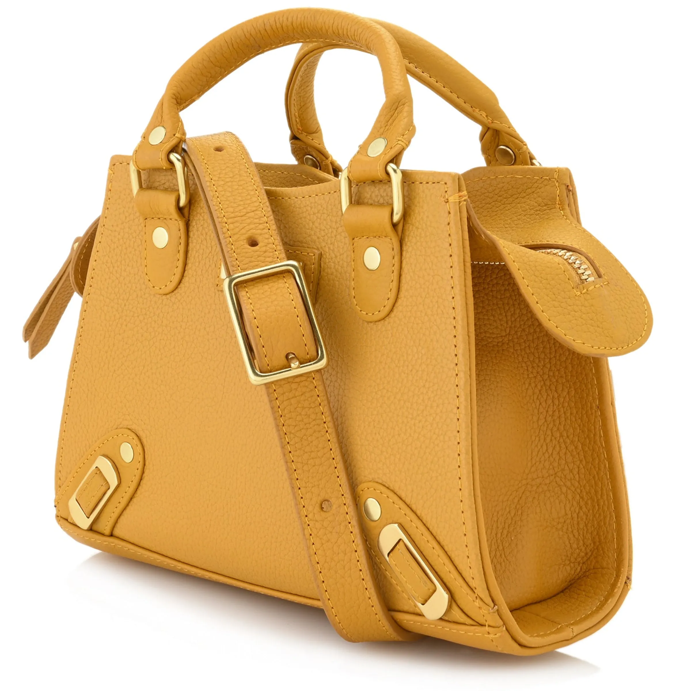 J. W. Hulme Co Courtney City Mini Satchel Pebble Leather> Satchels