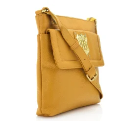 J. W. Hulme Co Crest Leather Crossbody> Crossbody