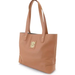 J. W. Hulme Co Crest Leather Tote Bag> Totes
