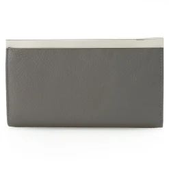 J. W. Hulme Co Dylan Leather Frame Wallet Clutch><noscript><img width=