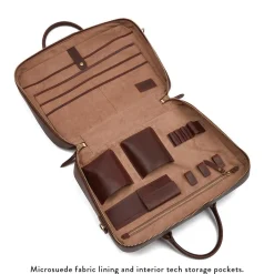 J. W. Hulme Co Editor Briefcase With Trolley Sleeve V1><noscript><img width=