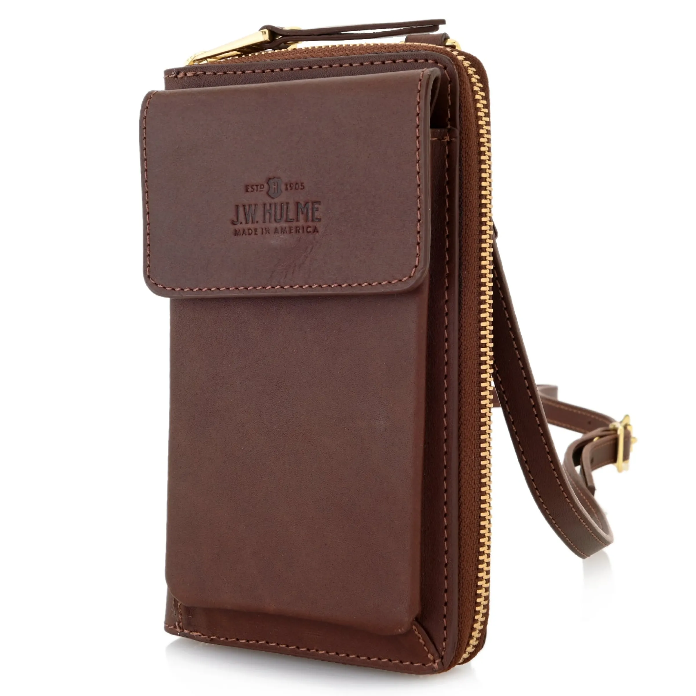 J. W. Hulme Co Excursion Cell Phone Zip Wallet Crossbody> Pouches & Wallets