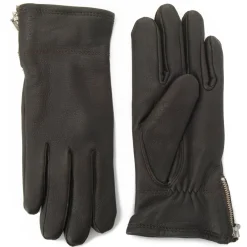 J. W. Hulme Co Hestra Charlene Deerskin Leather Zip Gloves>Women Accessories