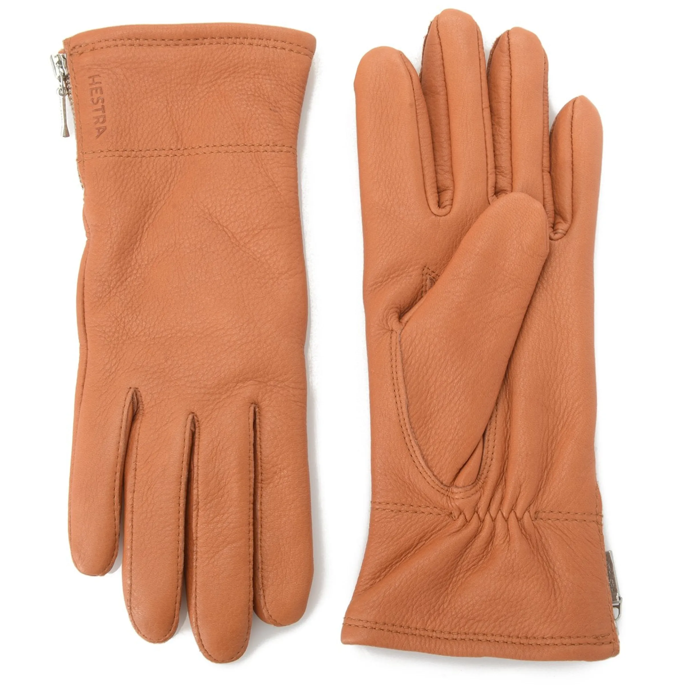 J. W. Hulme Co Hestra Charlene Deerskin Leather Zip Gloves>Women Accessories