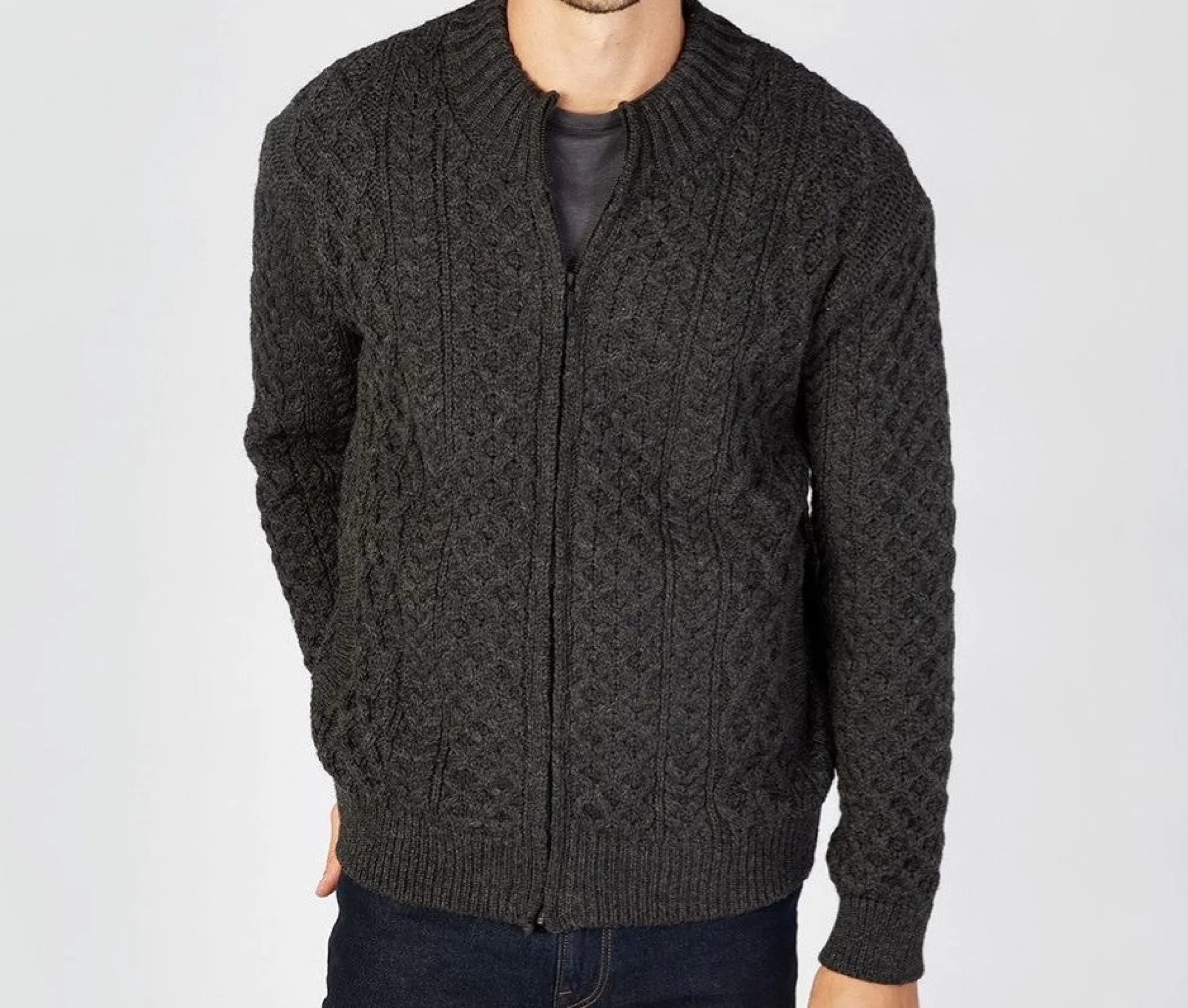 J. W. Hulme Co Irelandseye Ardross Aran Cardigan>Men Tops