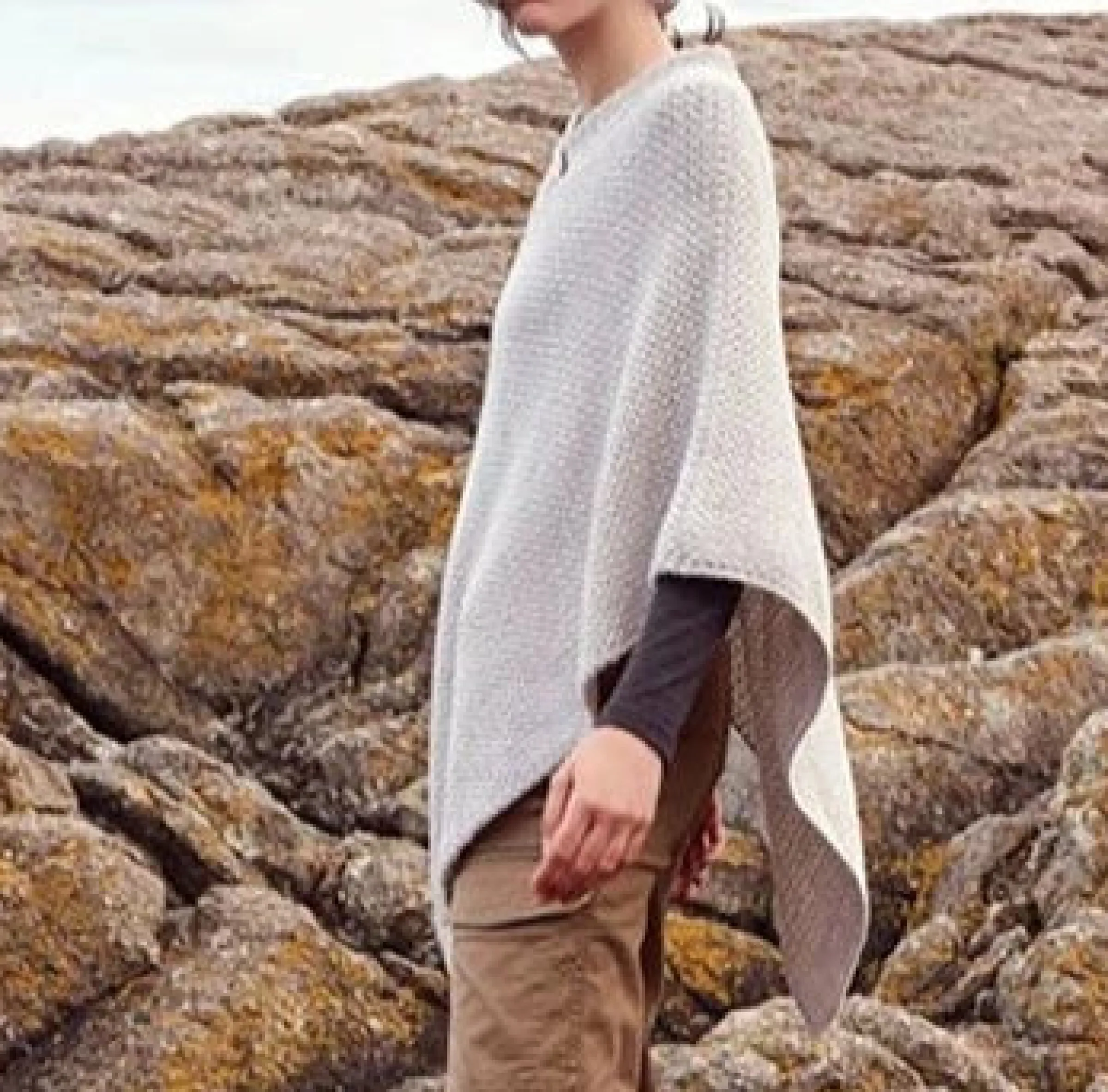 J. W. Hulme Co Irelandseye Avonberg Cable Neck Poncho>Women Accessories