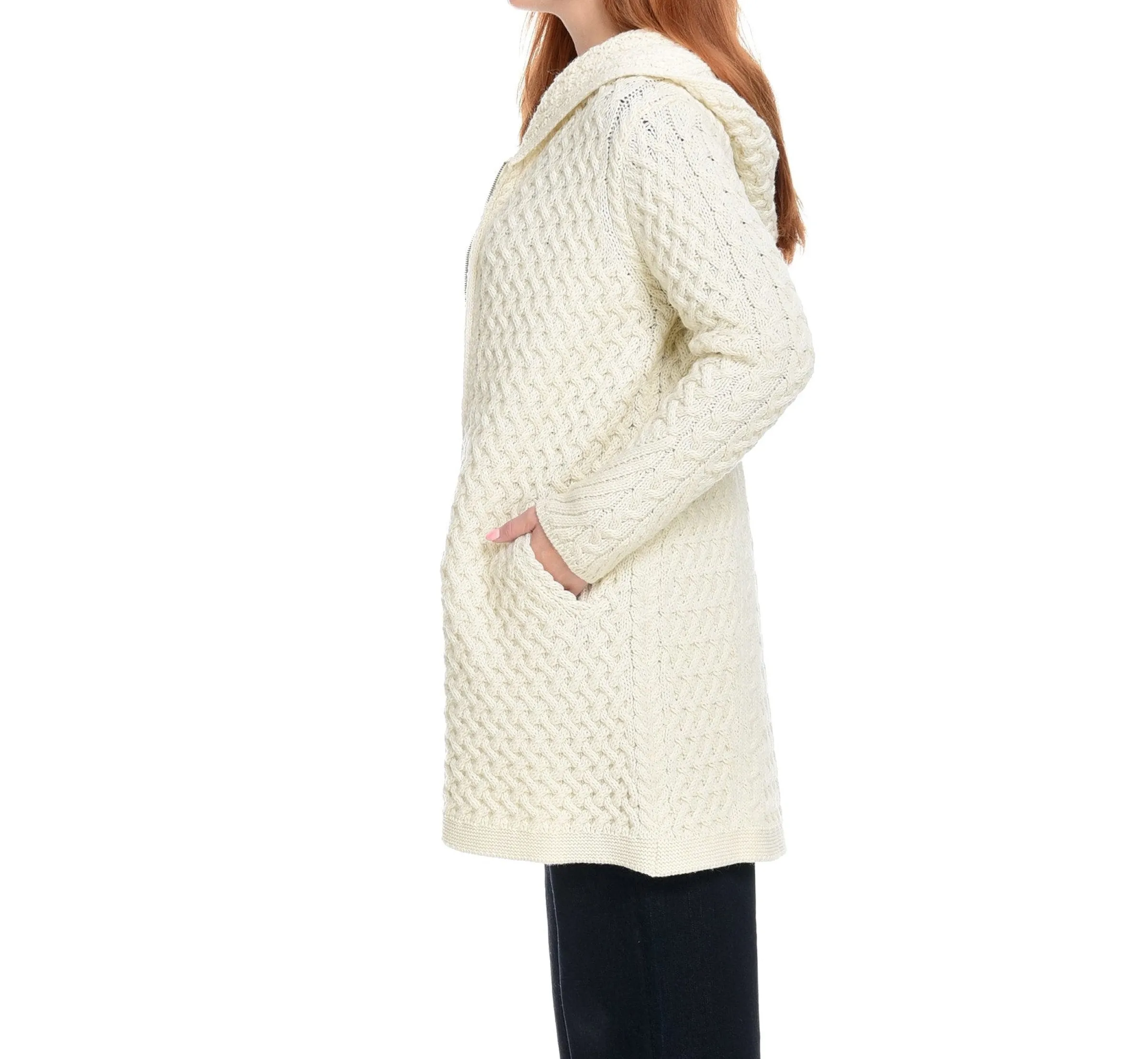 J. W. Hulme Co Irelandseye Coolquay Trellis Hooded Sweater>Men Outerwear