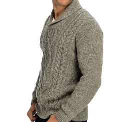 J. W. Hulme Co Irelandseye Knitted Clonard Shawl Collar Cable Pullover><noscript><img width=