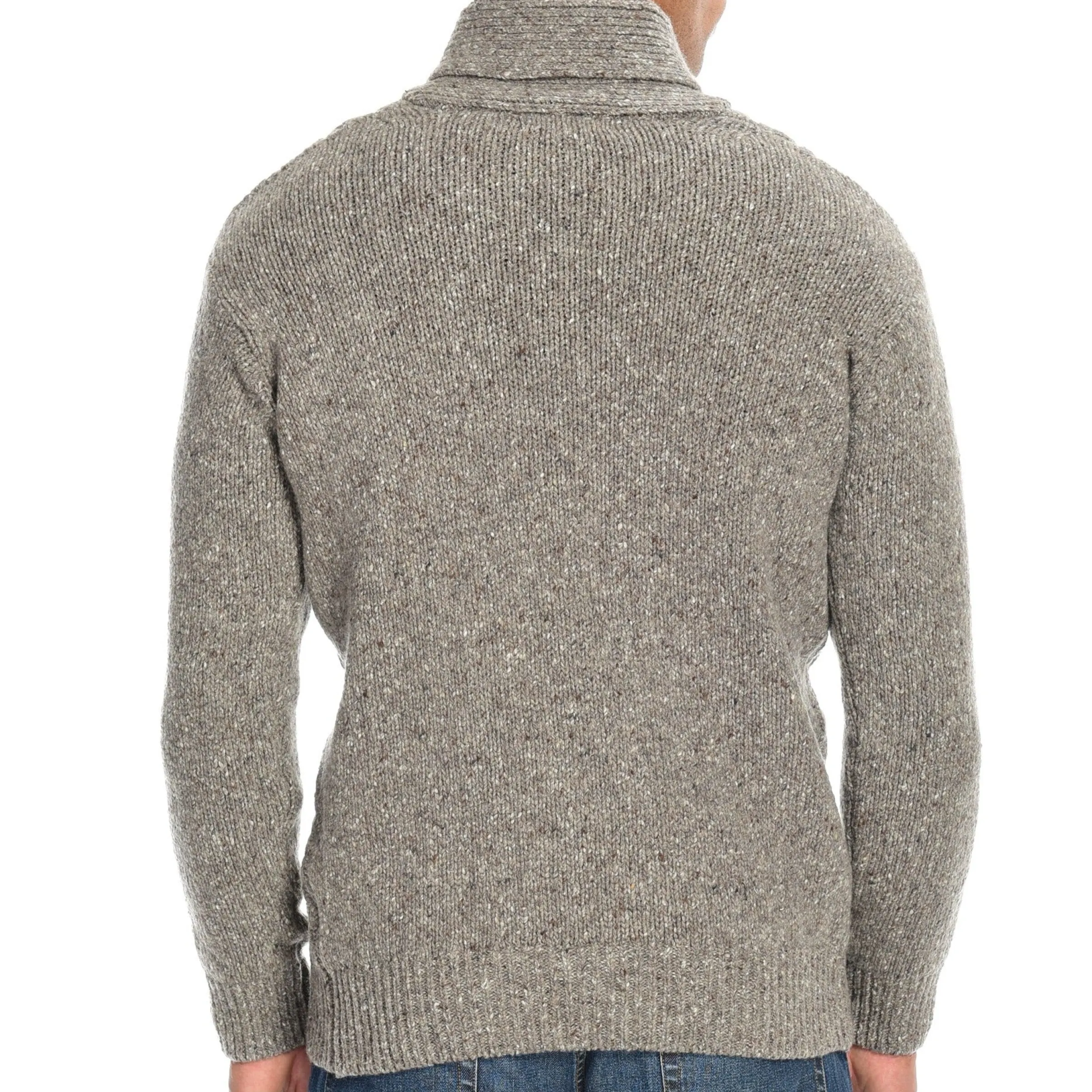 J. W. Hulme Co Irelandseye Knitted Clonard Shawl Collar Cable Pullover>Men Outerwear