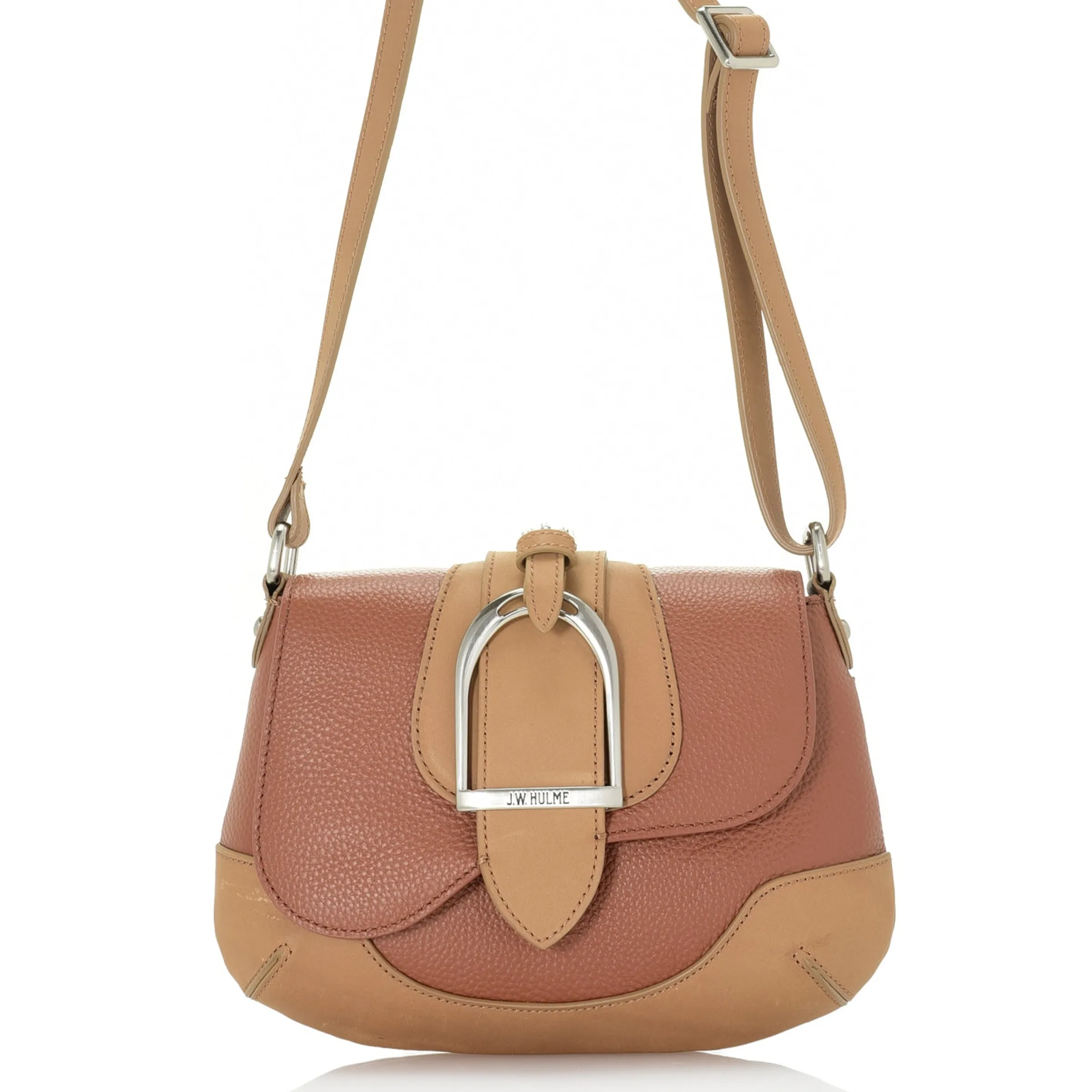 J. W. Hulme Co Julia Equestrian Leather Bag> Crossbody