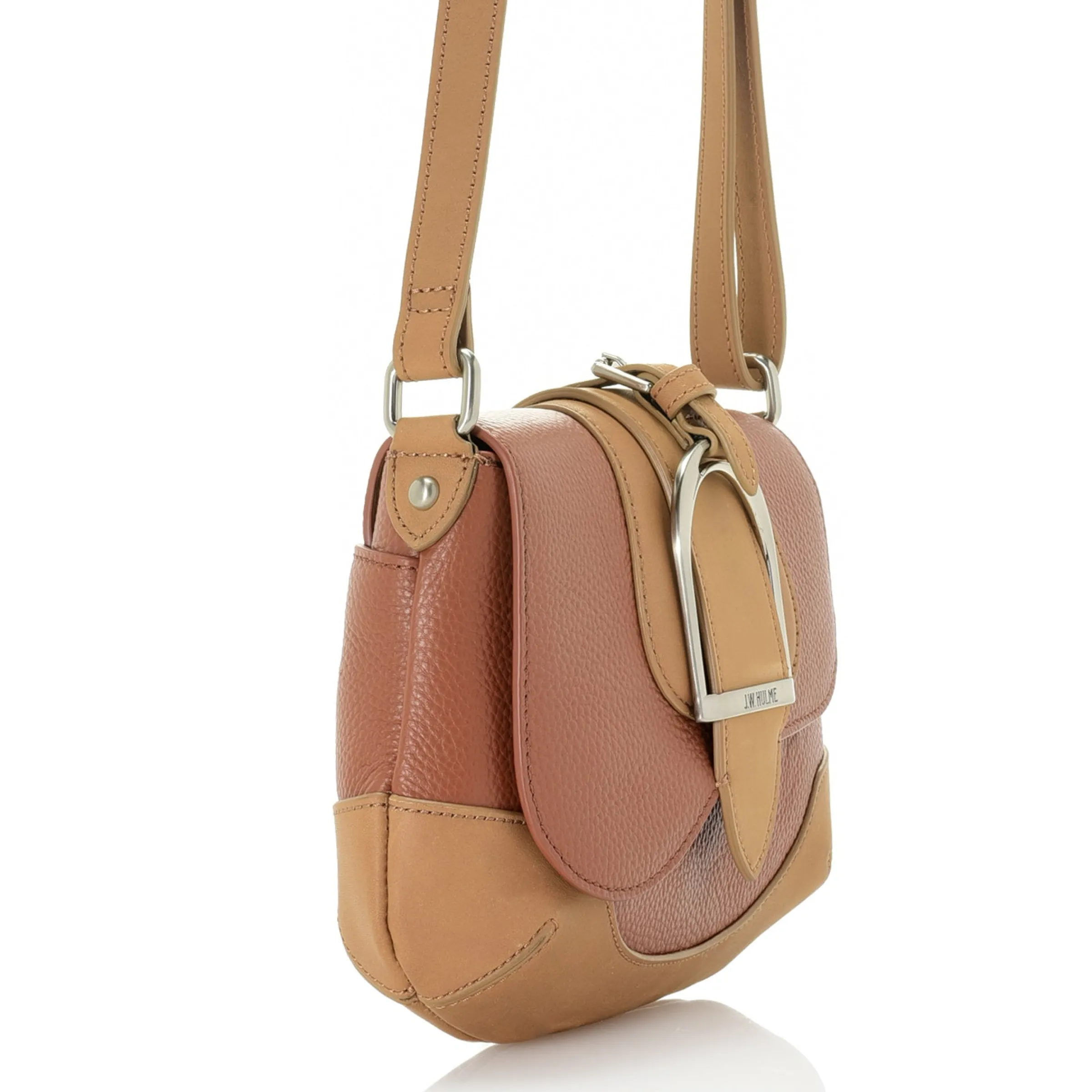 J. W. Hulme Co Julia Equestrian Leather Bag> Crossbody