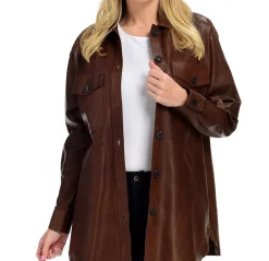 J. W. Hulme Co Lambskin Shirt Jacket>Men Outerwear