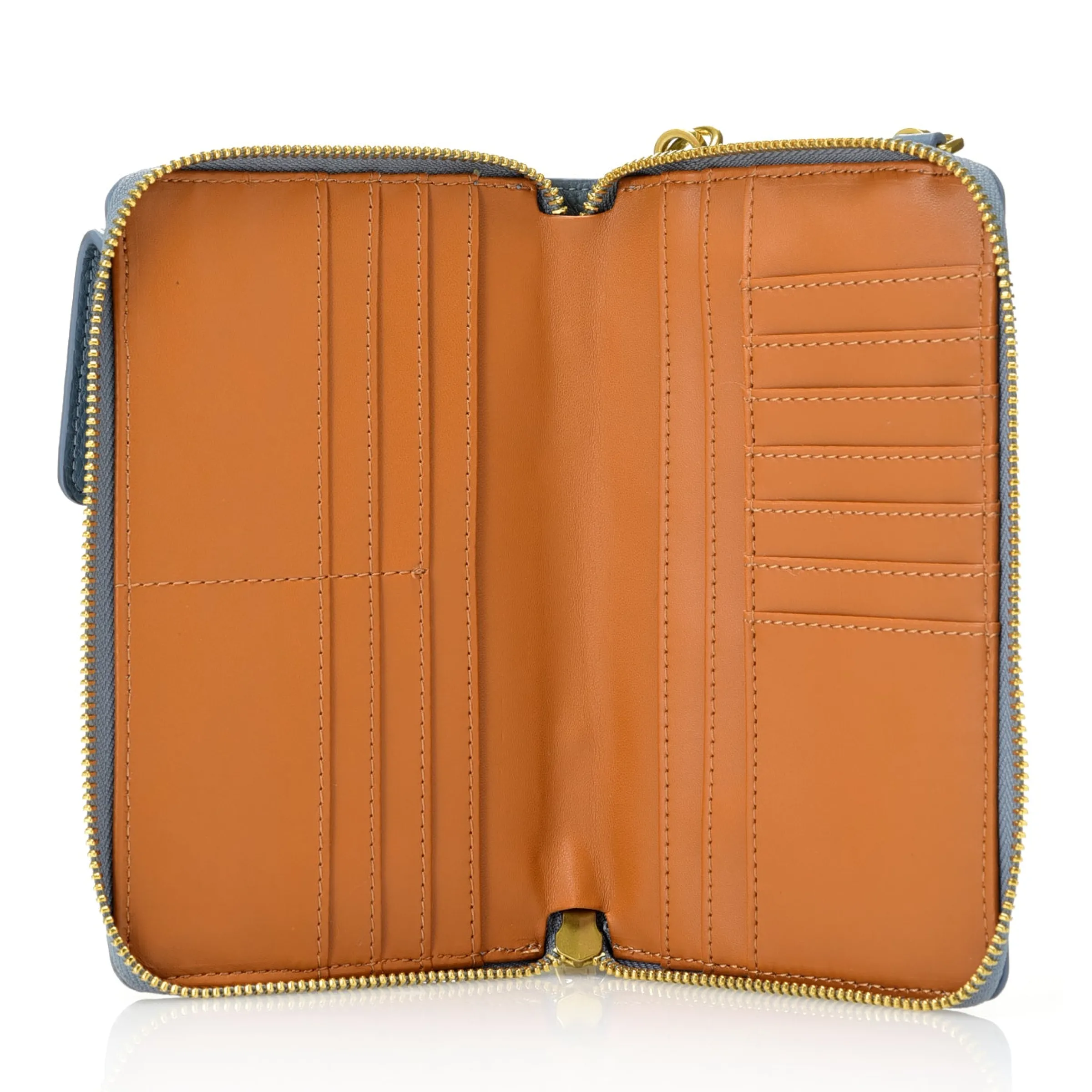 J. W. Hulme Co Leah Perforated Leather Phone Case Crossbody> Pouches & Wallets