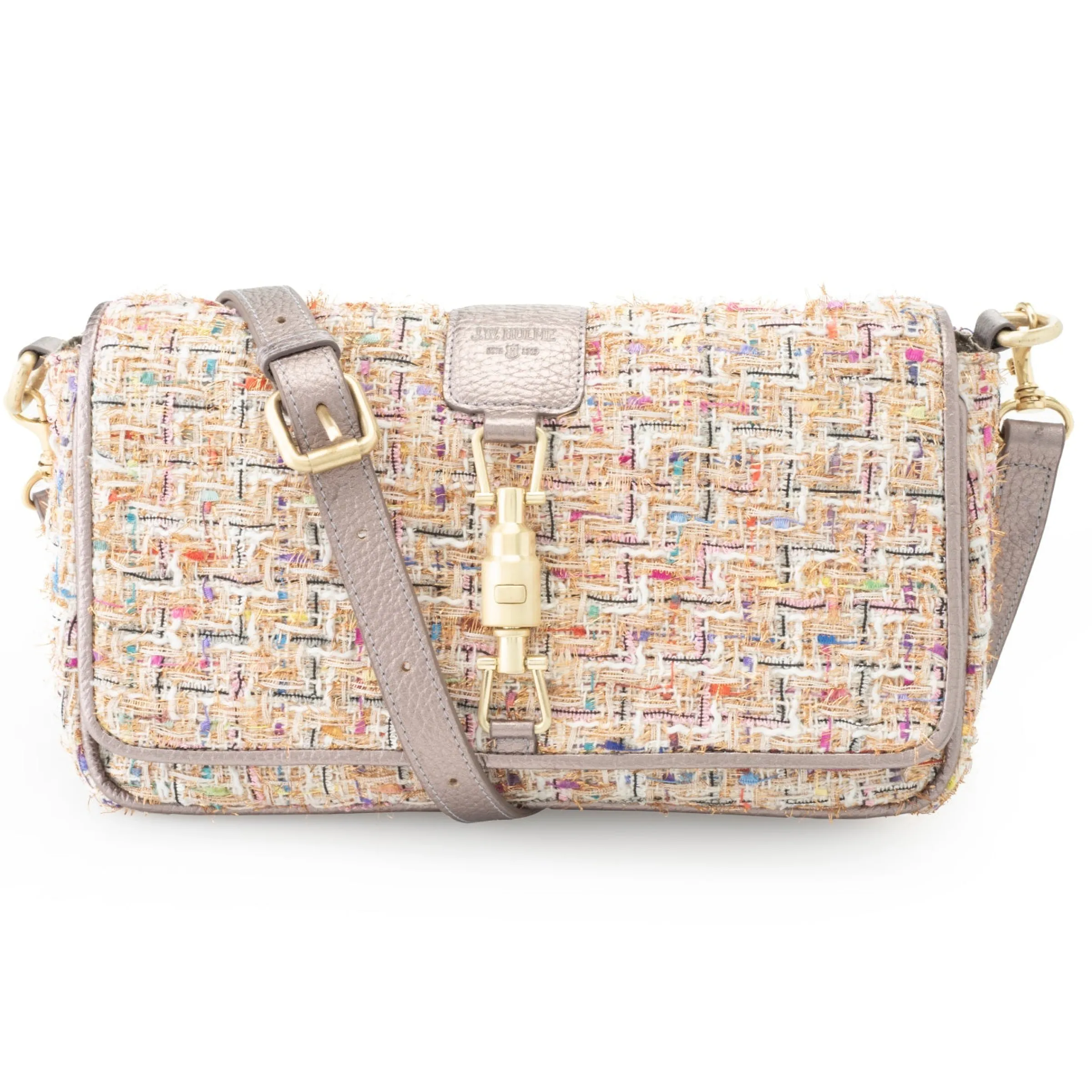 J. W. Hulme Co Maureen Tweed & Leather Crossbody> Crossbody