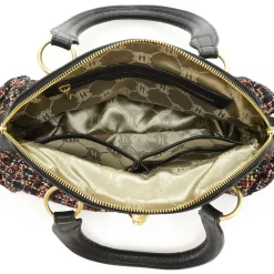 J. W. Hulme Co Maureen Tweed & Leather Dome Satchel> Satchels