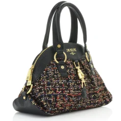 J. W. Hulme Co Maureen Tweed & Leather Dome Satchel><noscript><img width=