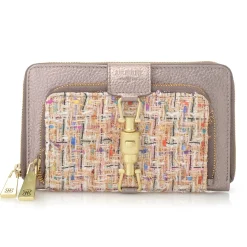 J. W. Hulme Co Maureen Tweed & Leather Rfid Checkbook Wallet> Pouches & Wallets