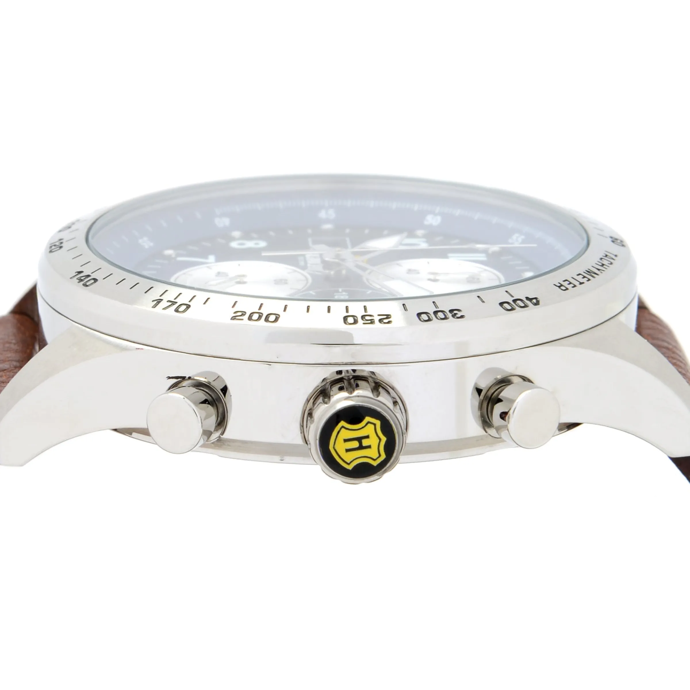 J. W. Hulme Co 45Mm Quartz Chronograph Leather Strap Watch Men's> Watches
