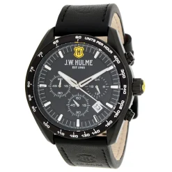J. W. Hulme Co 44Mm Quartz Chronograph Leather Strap Watch Men's><noscript><img width=