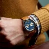 J. W. Hulme Co 43Mm Quartz Chronograph Multi Function Leather Strap Watch Men's> Watches