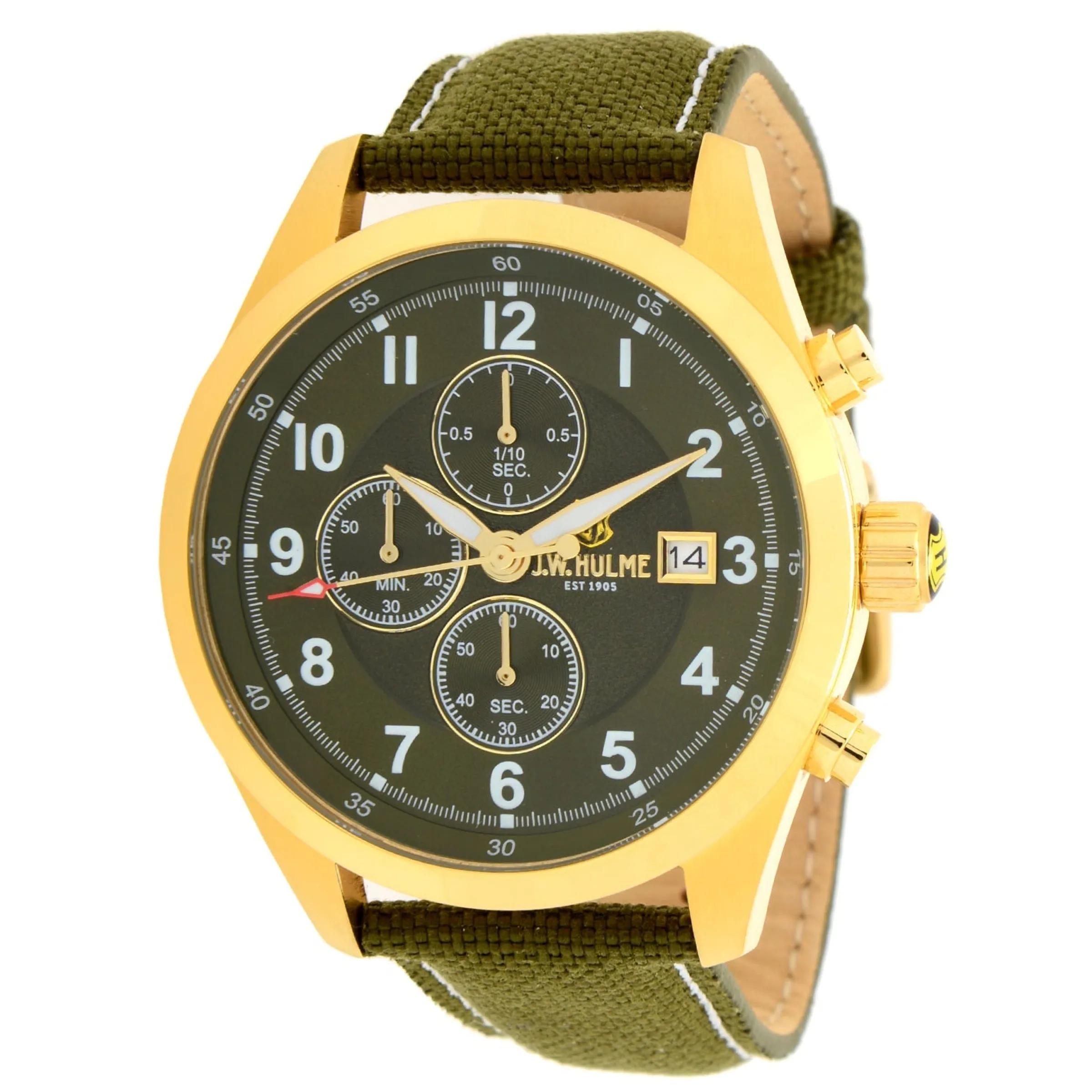 J. W. Hulme Co 44Mm Quartz Chronograph Watch Men's> Watches