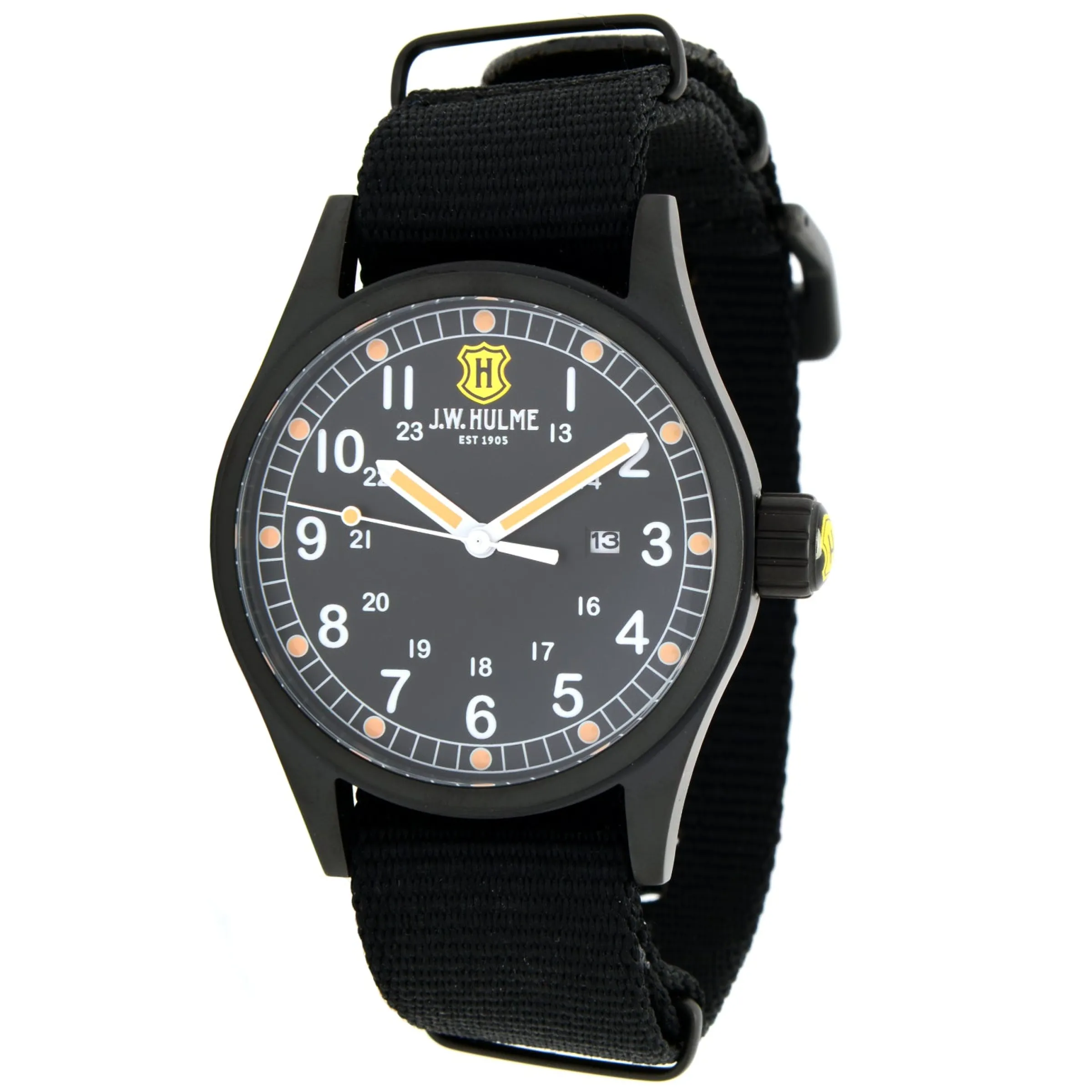 J. W. Hulme Co 42Mm Quartz Date Nylon Strap Watch Men's> Watches