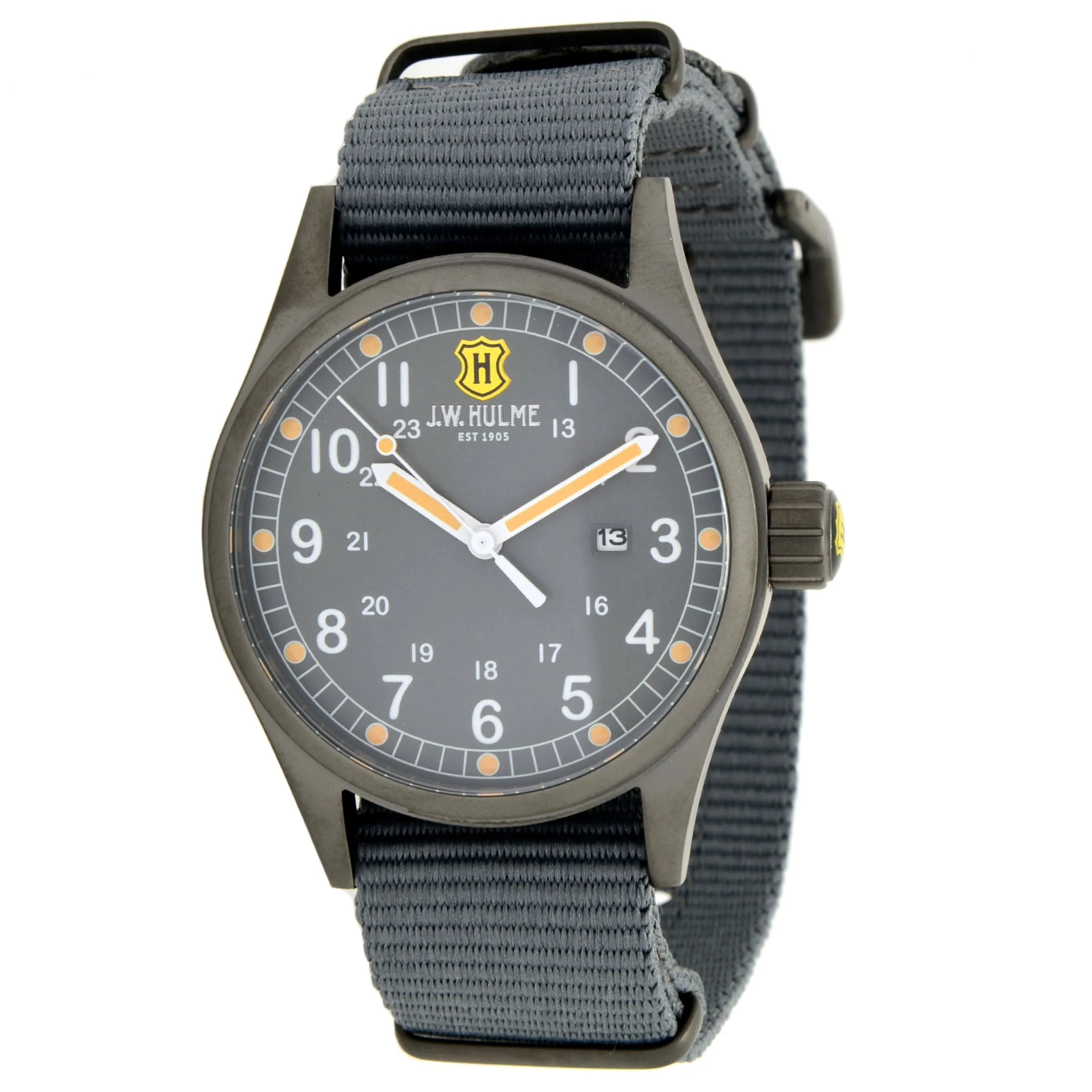 J. W. Hulme Co 42Mm Quartz Date Nylon Strap Watch Men's> Watches