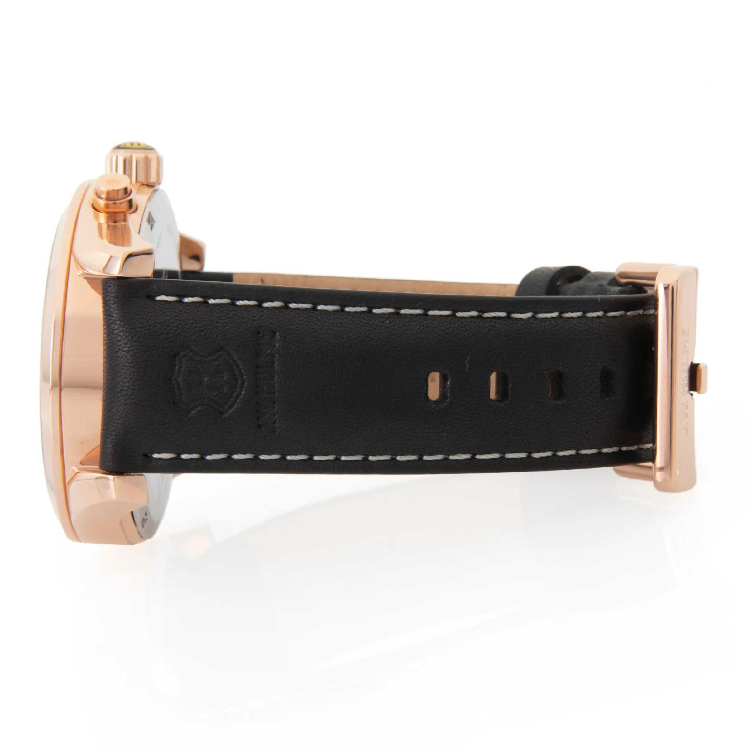 J. W. Hulme Co 44Mm Quartz Leather Strap Watch Men's> Watches