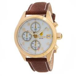 J. W. Hulme Co 36Mm Quartz Nylon Strap Watch Two-Tone Women's> Watches