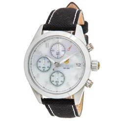J. W. Hulme Co 36Mm Quartz Nylon Strap Watch Two-Tone Women's> Watches