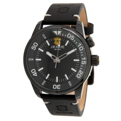 J. W. Hulme Co 43Mm Quartz Sunray Dial Leather Strap Watch Men's> Watches