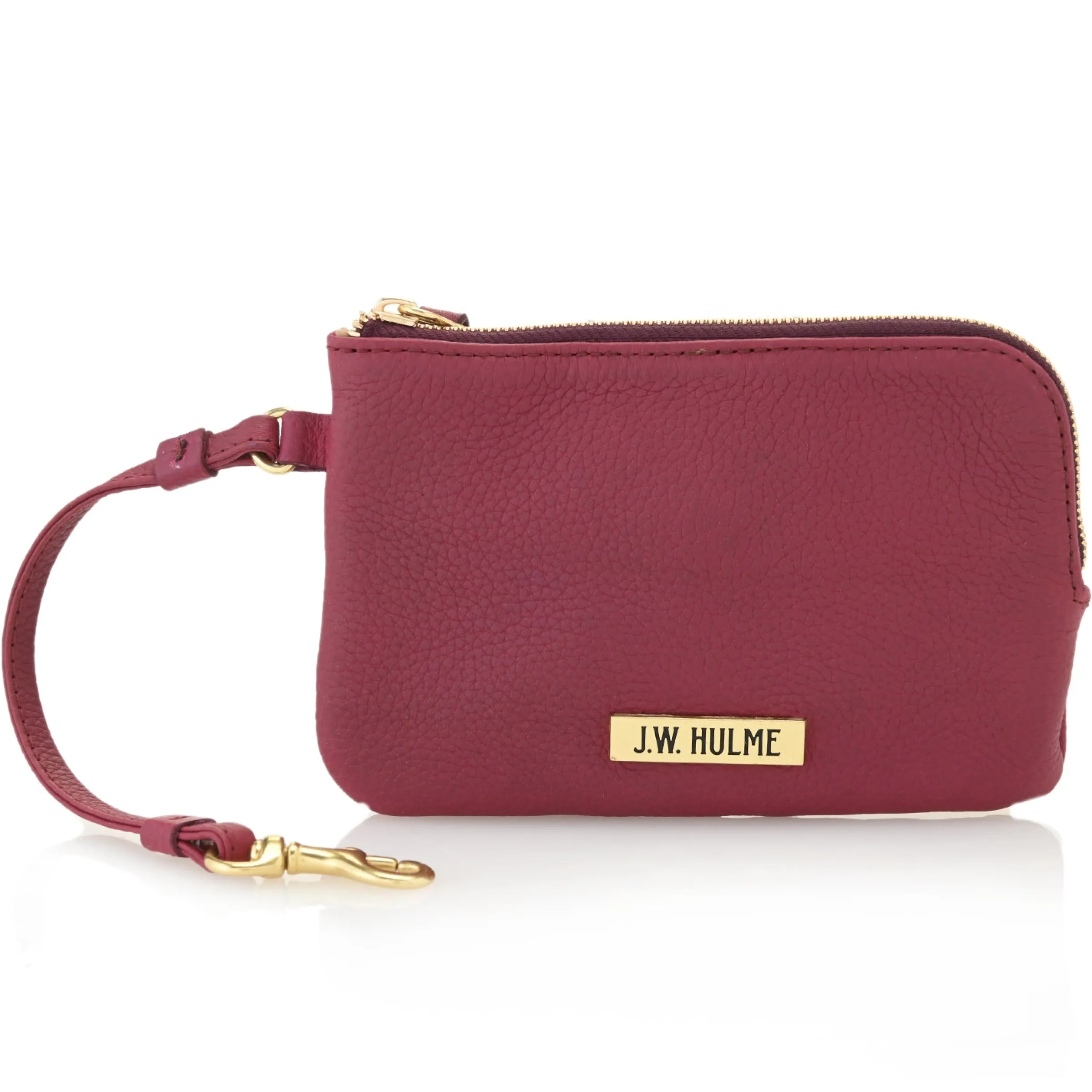 J. W. Hulme Co Pearl Zip Wristlet Pouch Pebble Leather> Pouches & Wallets