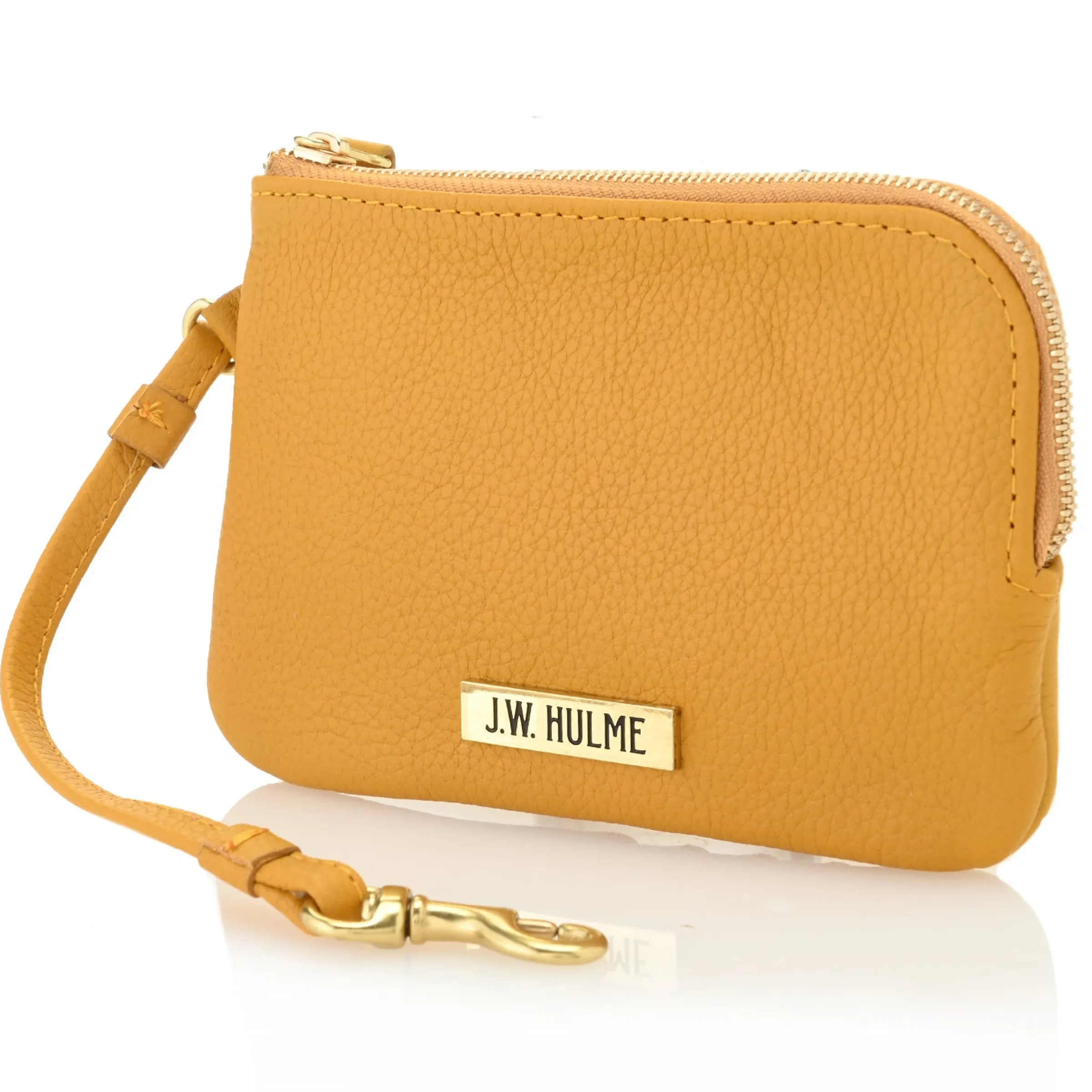 J. W. Hulme Co Pearl Zip Wristlet Pouch Pebble Leather> Pouches & Wallets