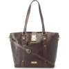 J. W. Hulme Co Reese Tooled Leather Lock Closure Tote Bag> Totes