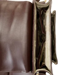 J. W. Hulme Co Reese Tooled Leather Saddle Crossbody Bag><noscript><img width=