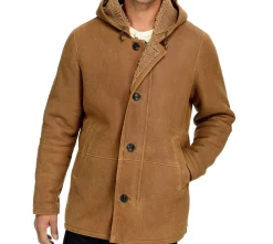 J. W. Hulme Co Shearling Hooded Coat>Men Outerwear