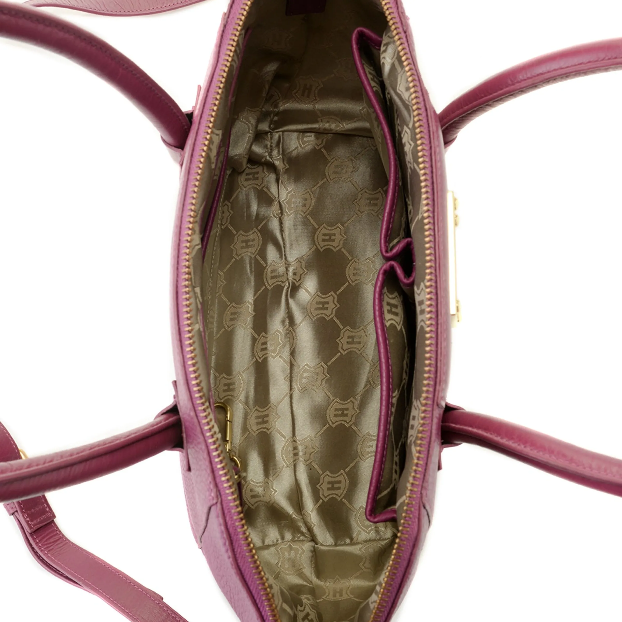 J. W. Hulme Co Skye Glazed Pebble Grain Leather Satchel> Satchels
