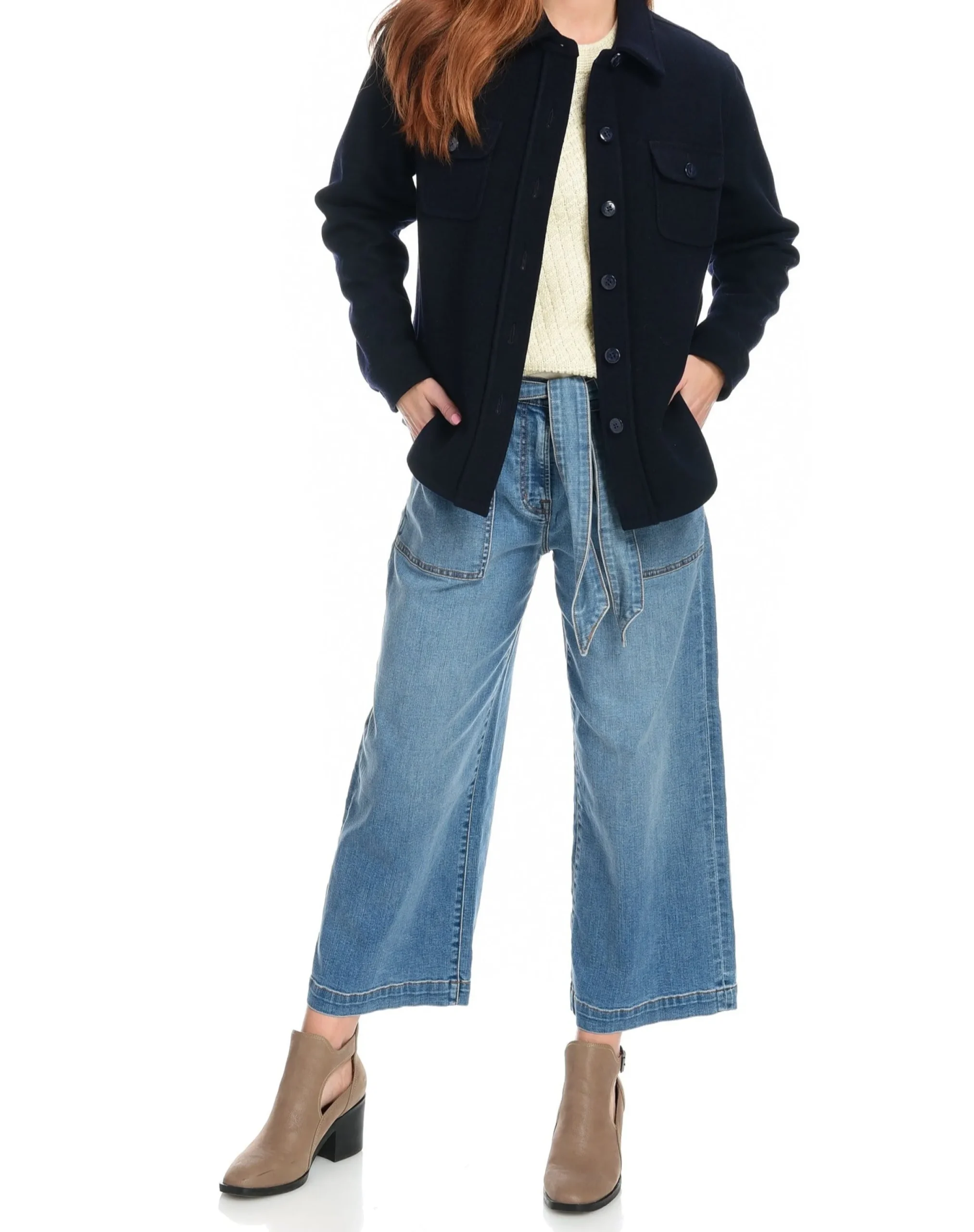 J. W. Hulme Co Wide Leg Cropped Jean>Women Bottoms