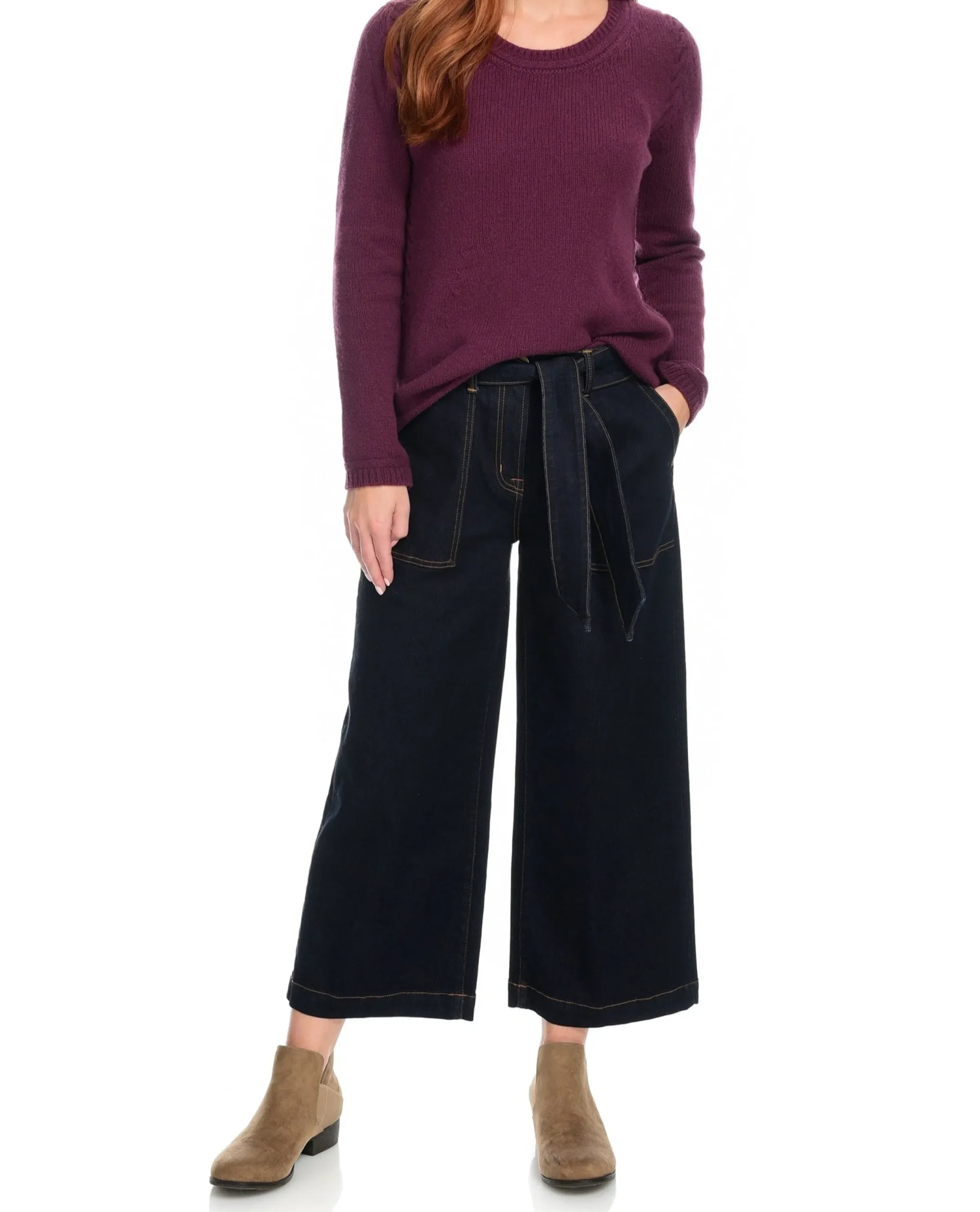 J. W. Hulme Co Wide Leg Cropped Jean>Women Bottoms